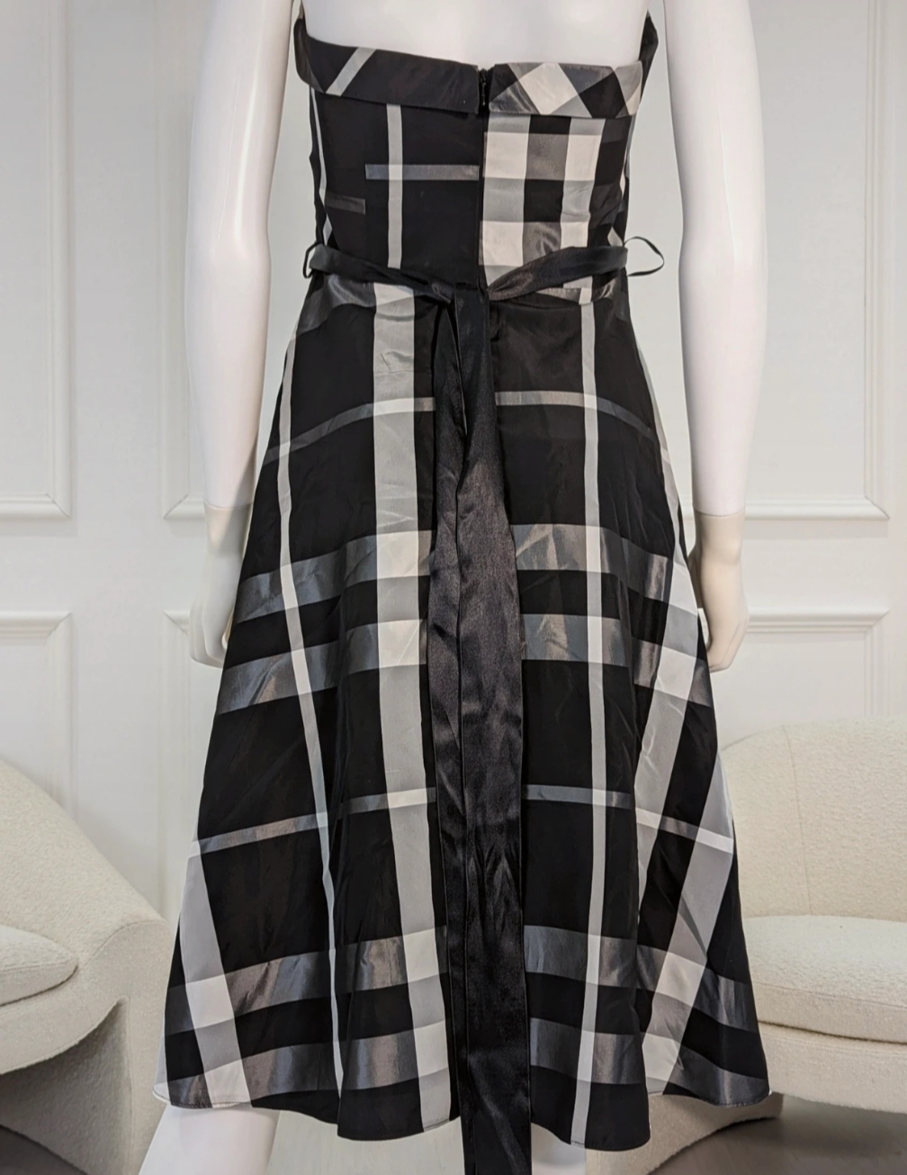 Debut by Debenhams retro style bandeau dress size UK 10