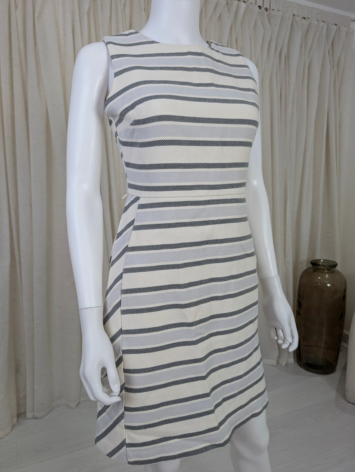 Phase Eight stripe formal dress size 10