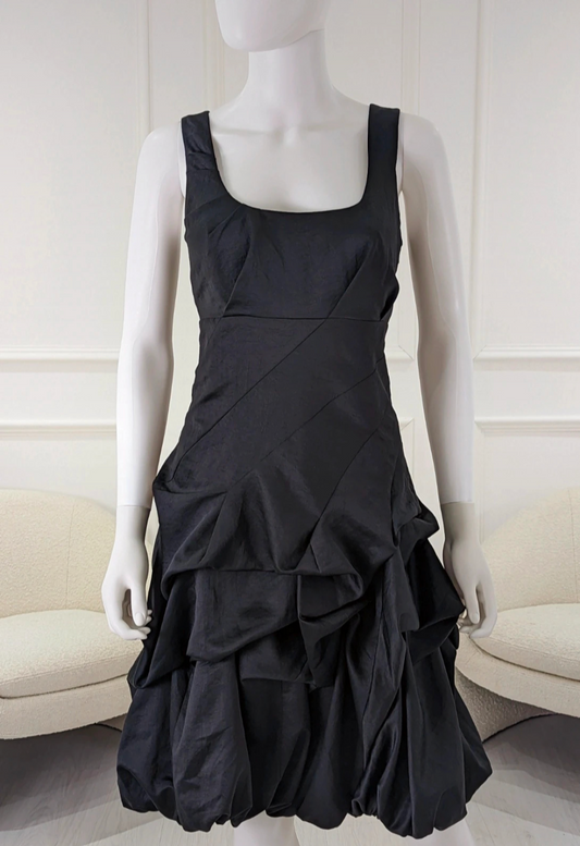 Monsoon voluminous stylish black Dress size UK 12