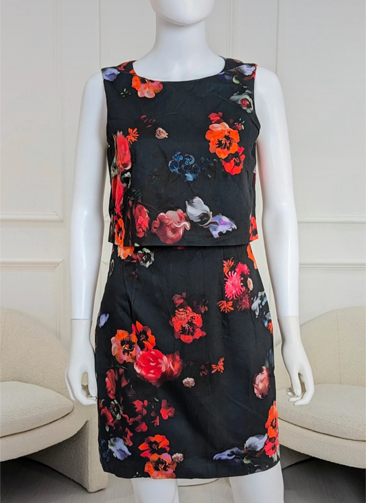 Warehouse Floral print dress size UK 10