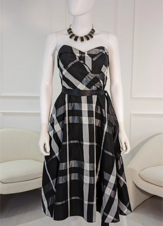 Debut by Debenhams retro style bandeau dress size UK 10