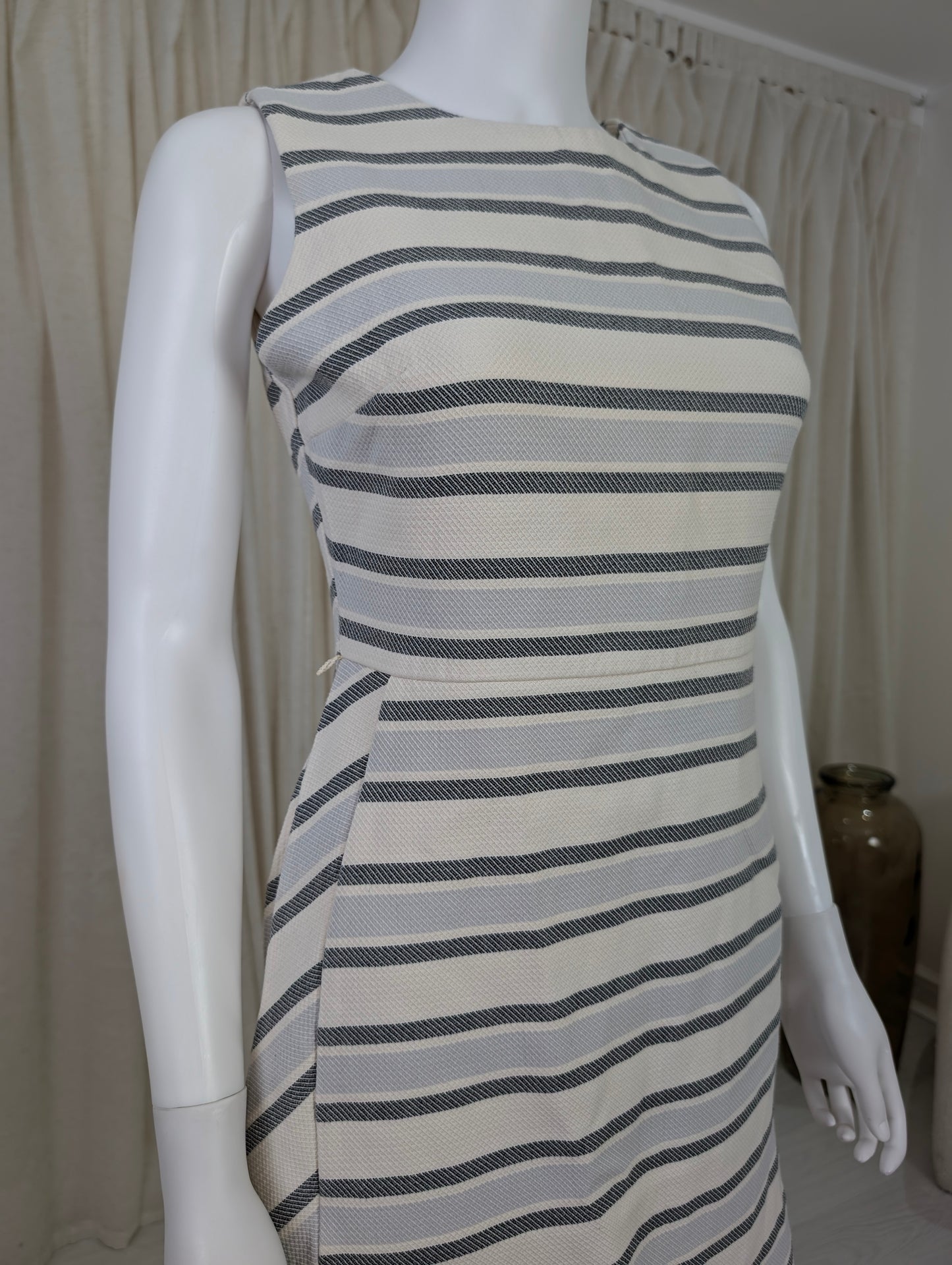 Phase Eight stripe formal dress size 10